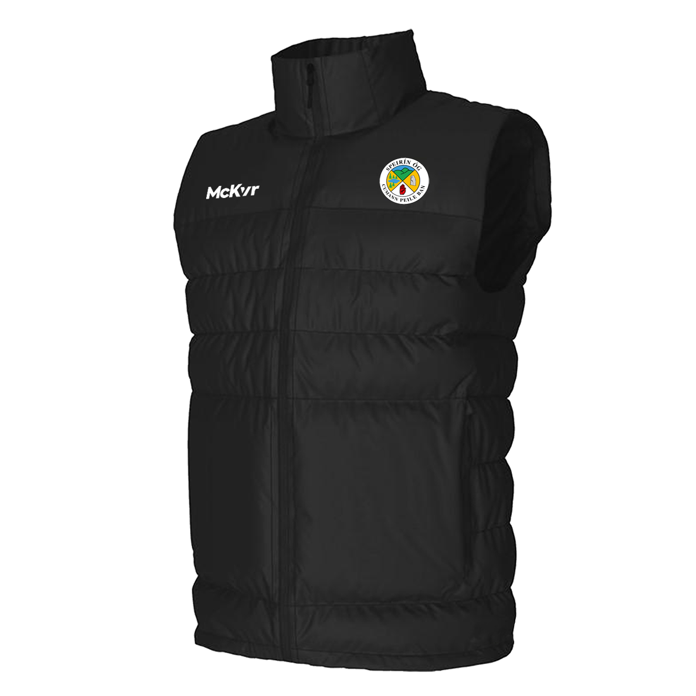 Mc Keever Sperrin Og LGFA Core 22 Padded Gilet - Adult - Black