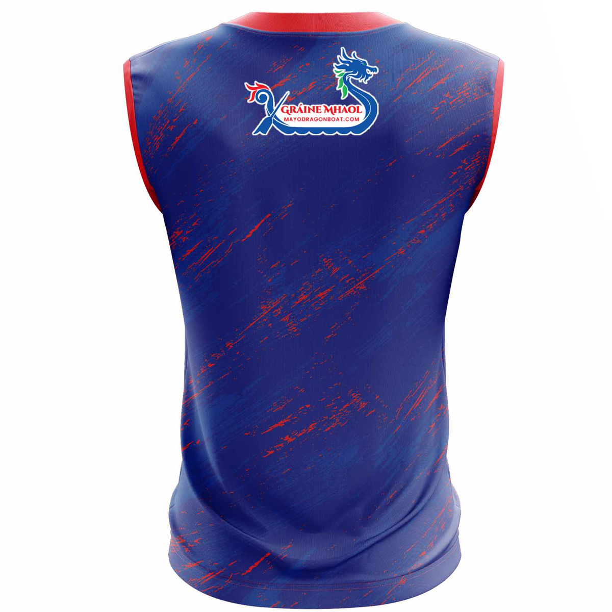 McKvr Graine Mhaol Training Sleeveless Vest - Womens - Blue/Red