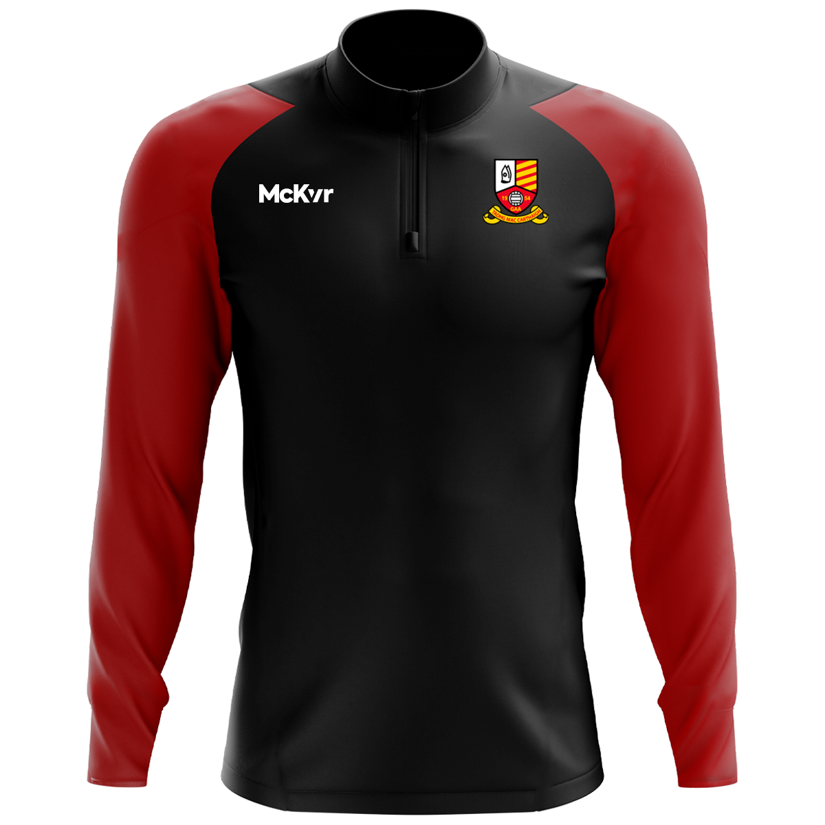 McKvr Caheragh Tadgh McCarthy's Core Pro 1/4 Zip Top - Adult - Black/R ...