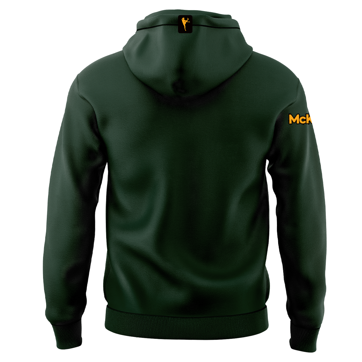 McKvr Clifford Hoodie - Adult - Forest Green/Amber