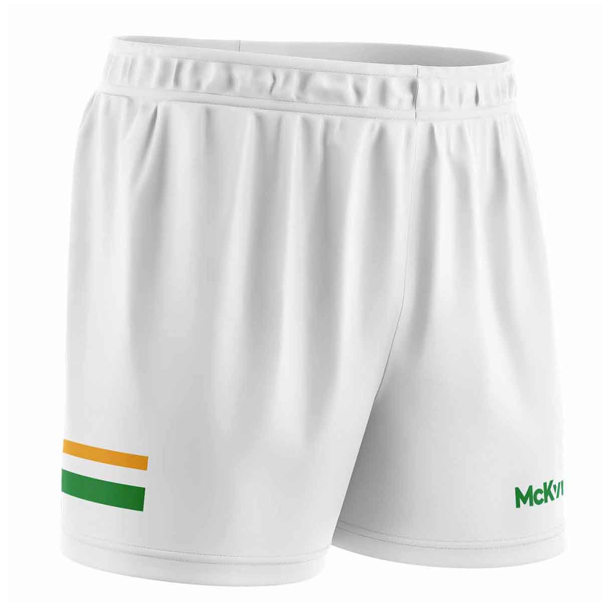 Mc Keever Core Pro GAA Shorts - Adult - White/Emerald/Amber