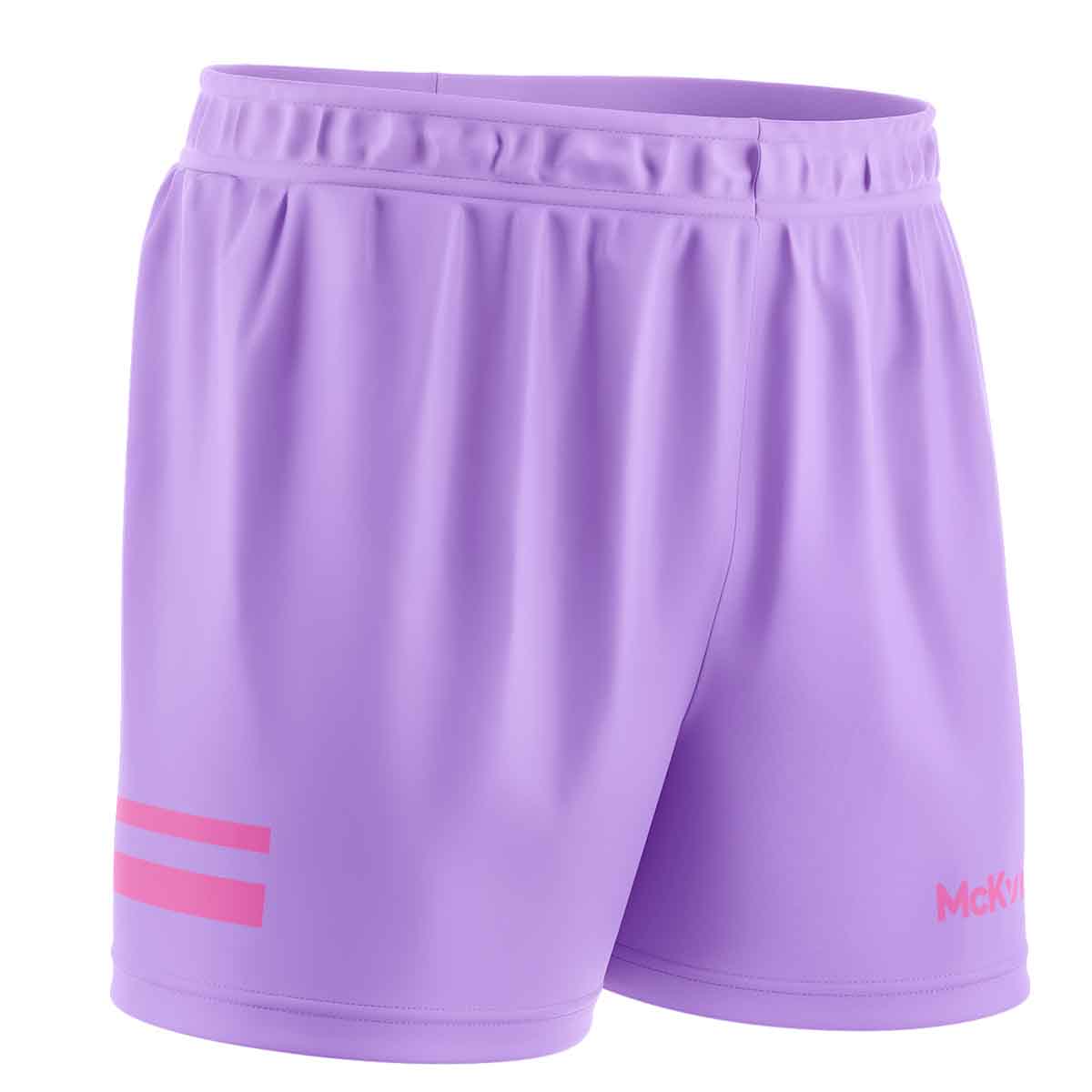 Mc Keever Core Pro GAA Shorts - Adult - Lilac/Baby Pink