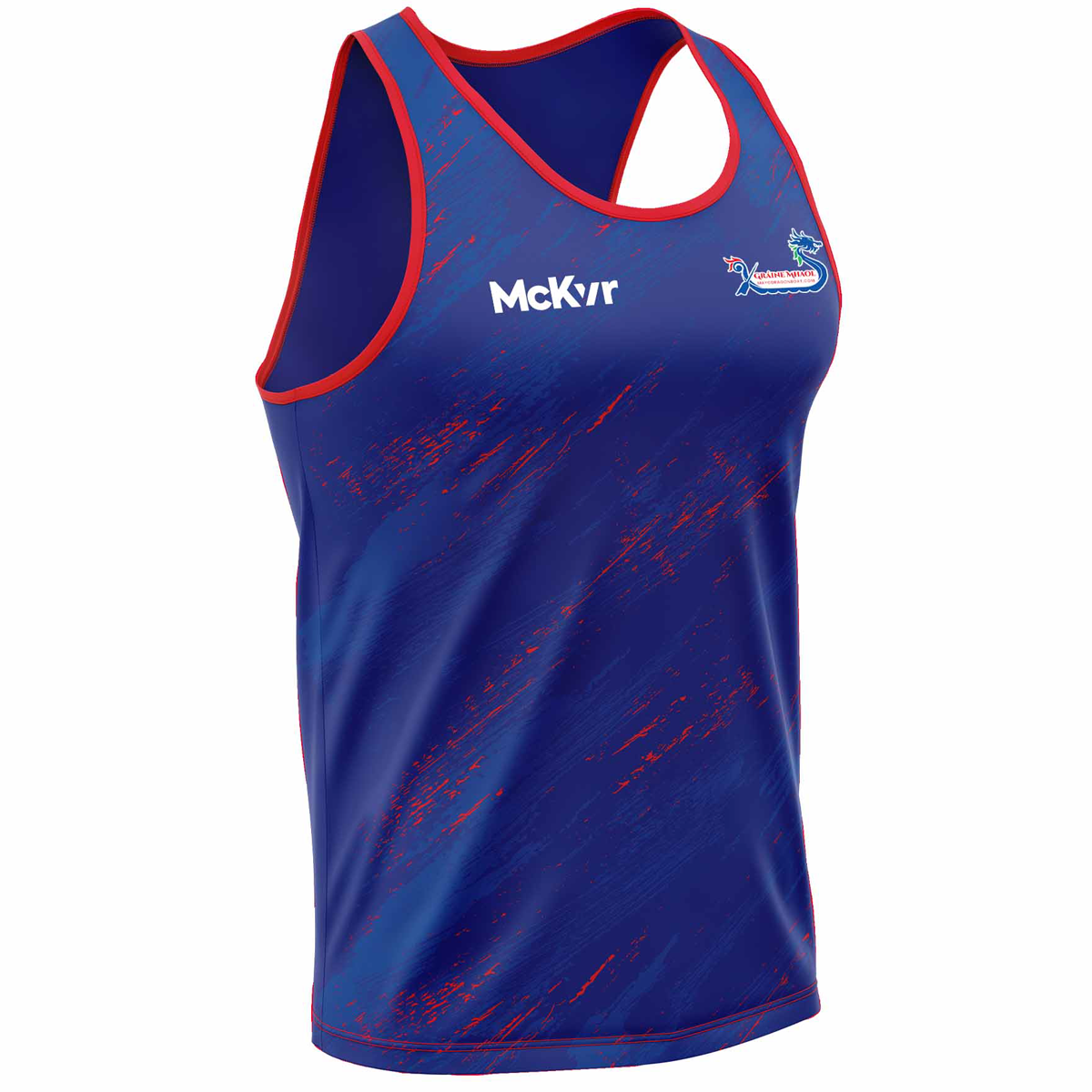McKvr Graine Mhaol Training Vest - Adult - Blue/Red