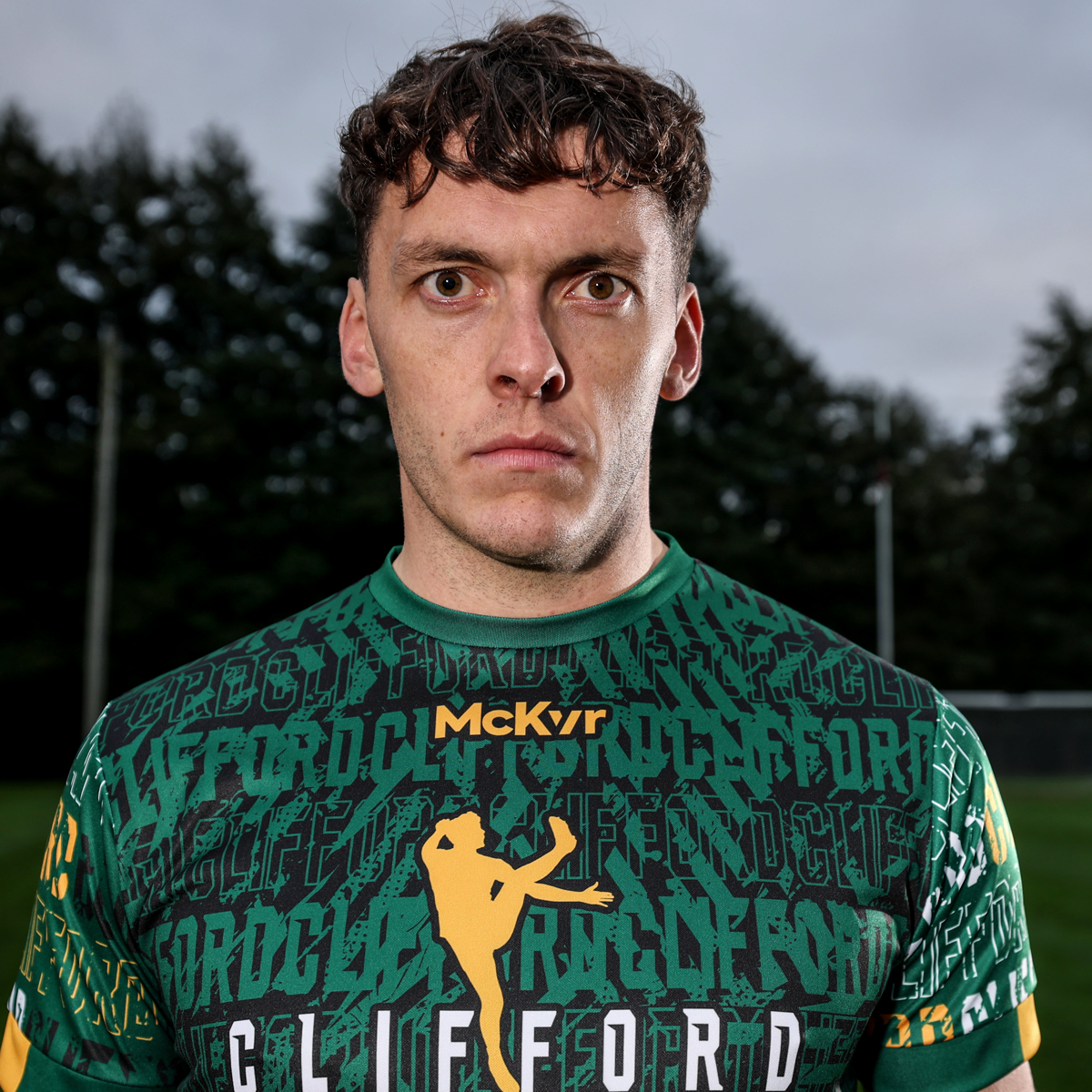 McKvr Clifford Jersey - Youth - Green/Black/Amber