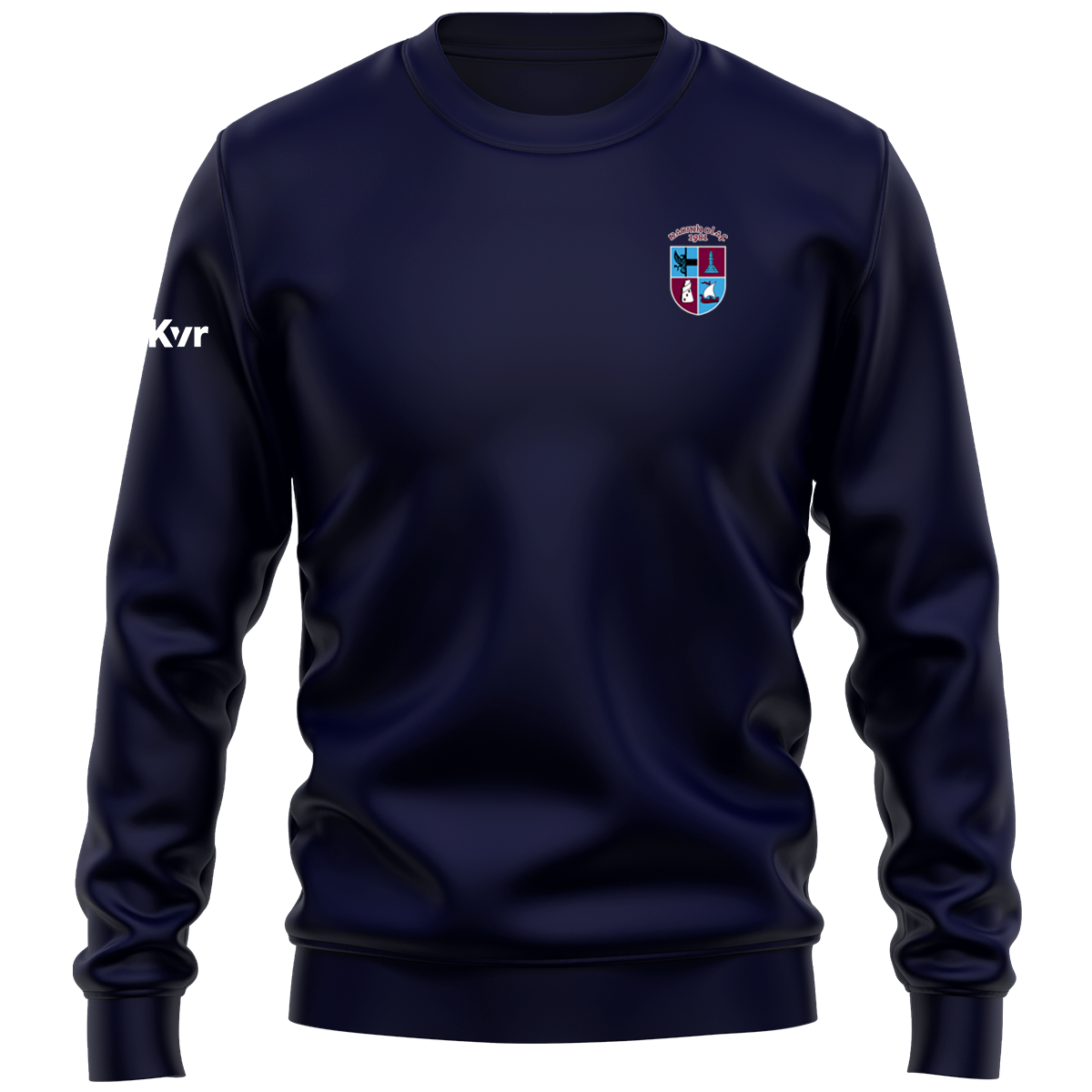 McKvr Naomh Olaf GAA Core Pro Cotton Sweat Top - Adult - Navy