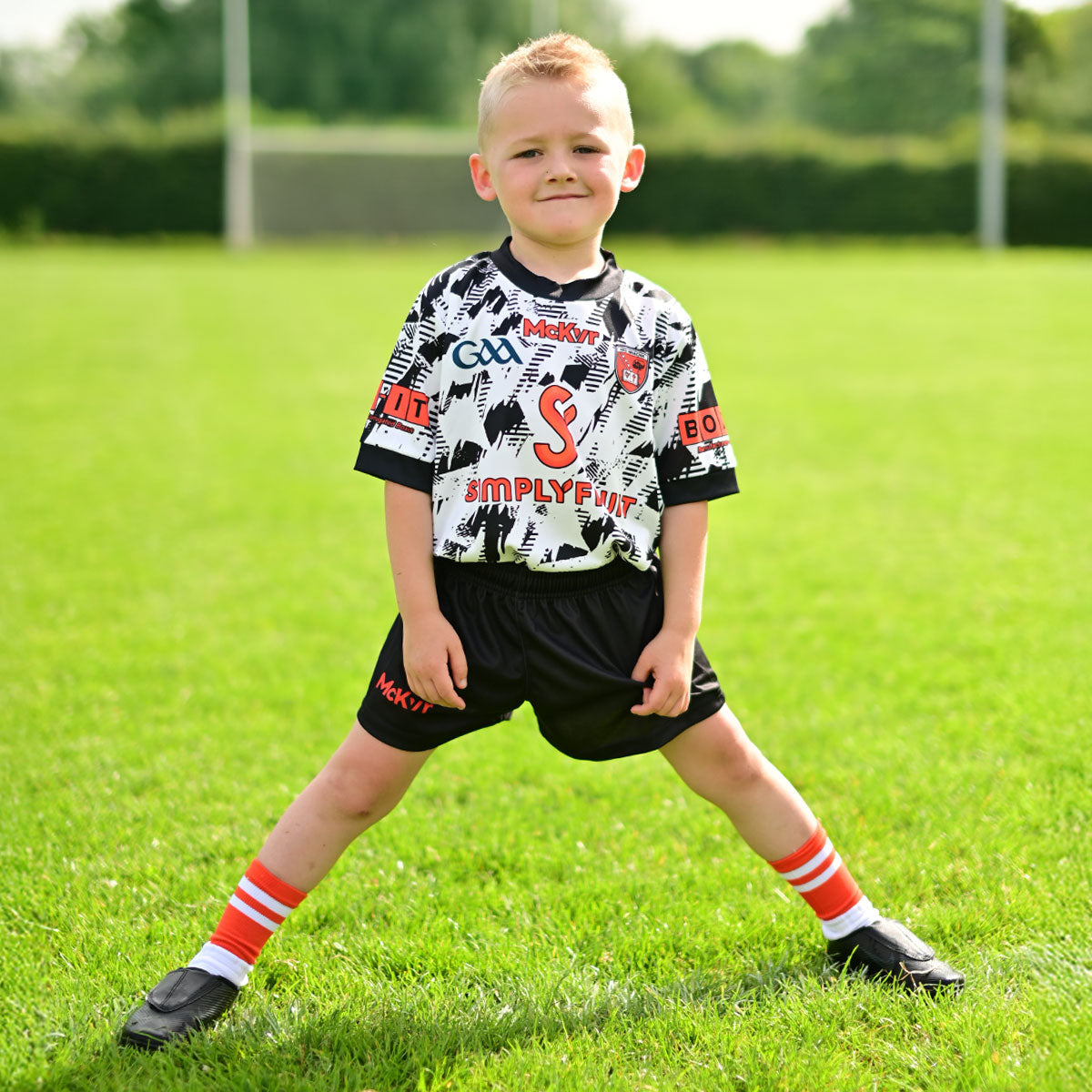 McKvr Armagh GAA Goalkeeper Jersey - Youth - White/Black