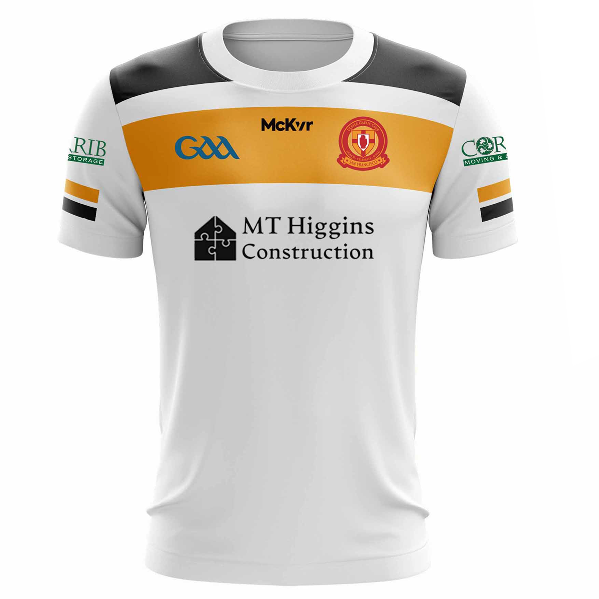 Mc Keever Ulster Club San Francisco Training Jersey - Adult - White Player Fit