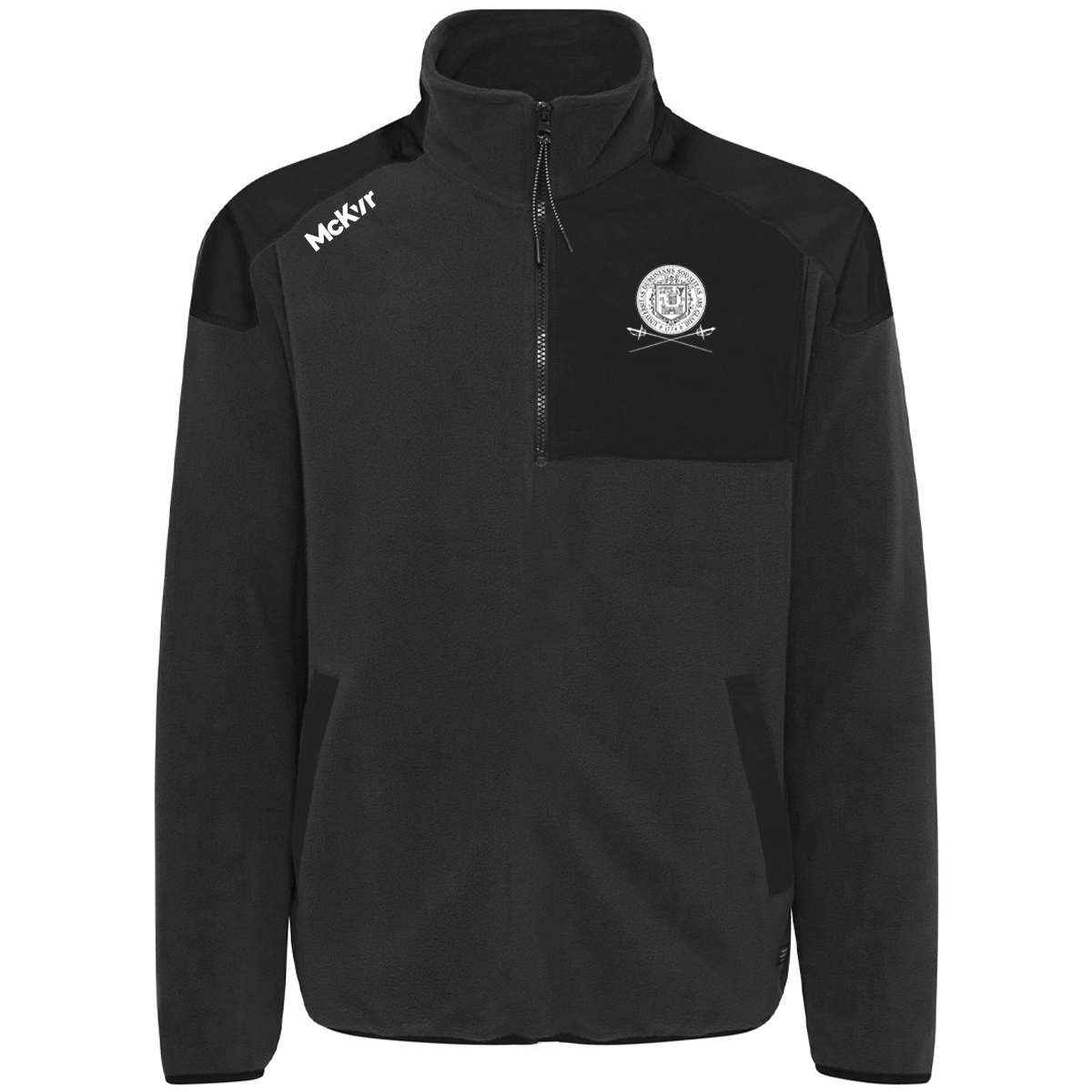 McKvr Trinity Fencing Core Pro 1/4 Zip Fleece - Youth - Black