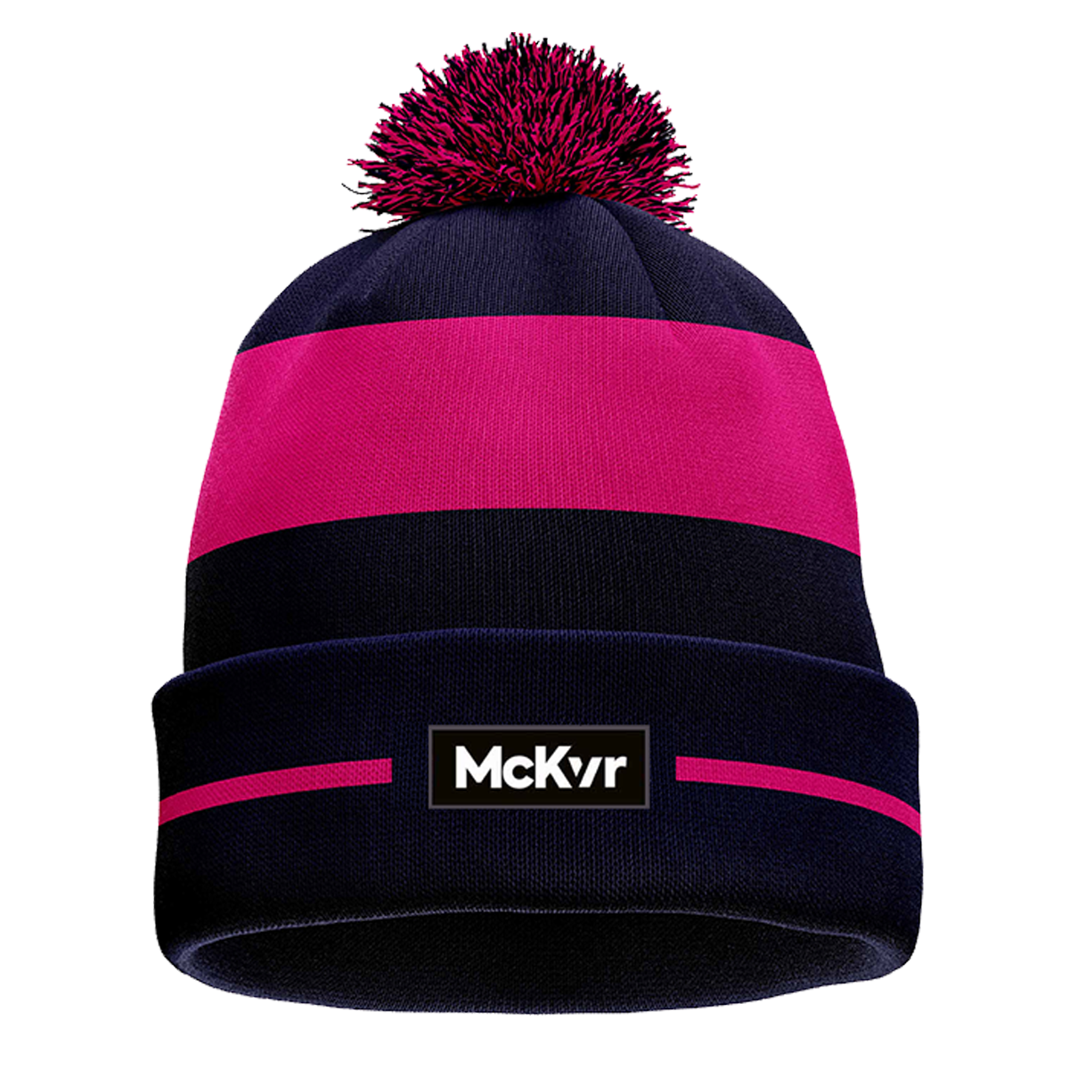McKvr Wroclaw Eire Og  Core Pro Bobble Hat - Adult - Navy/Pink