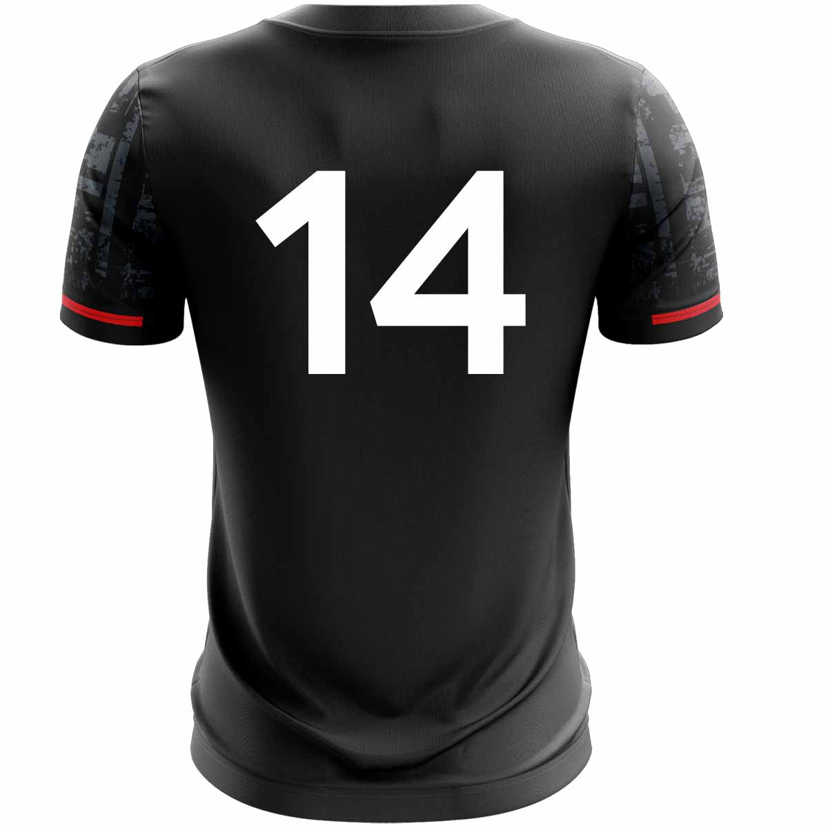 Mc Keever Dromahair GAA Numbered Playing Jersey - Adult - Black Player Fit