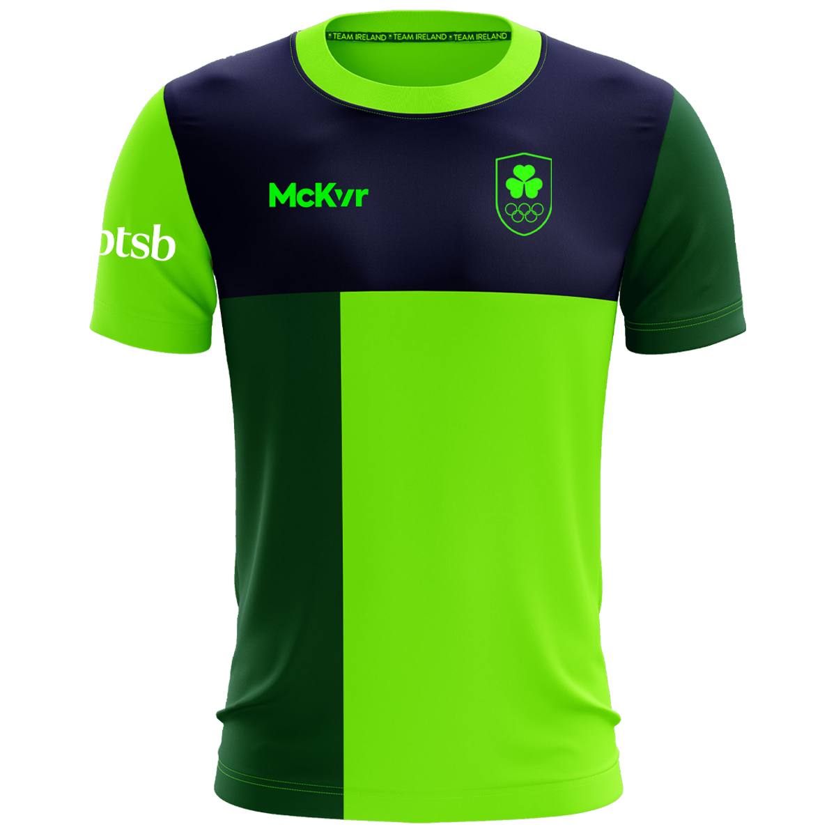 Mc Keever Team Ireland Block Tee - Adult - Green