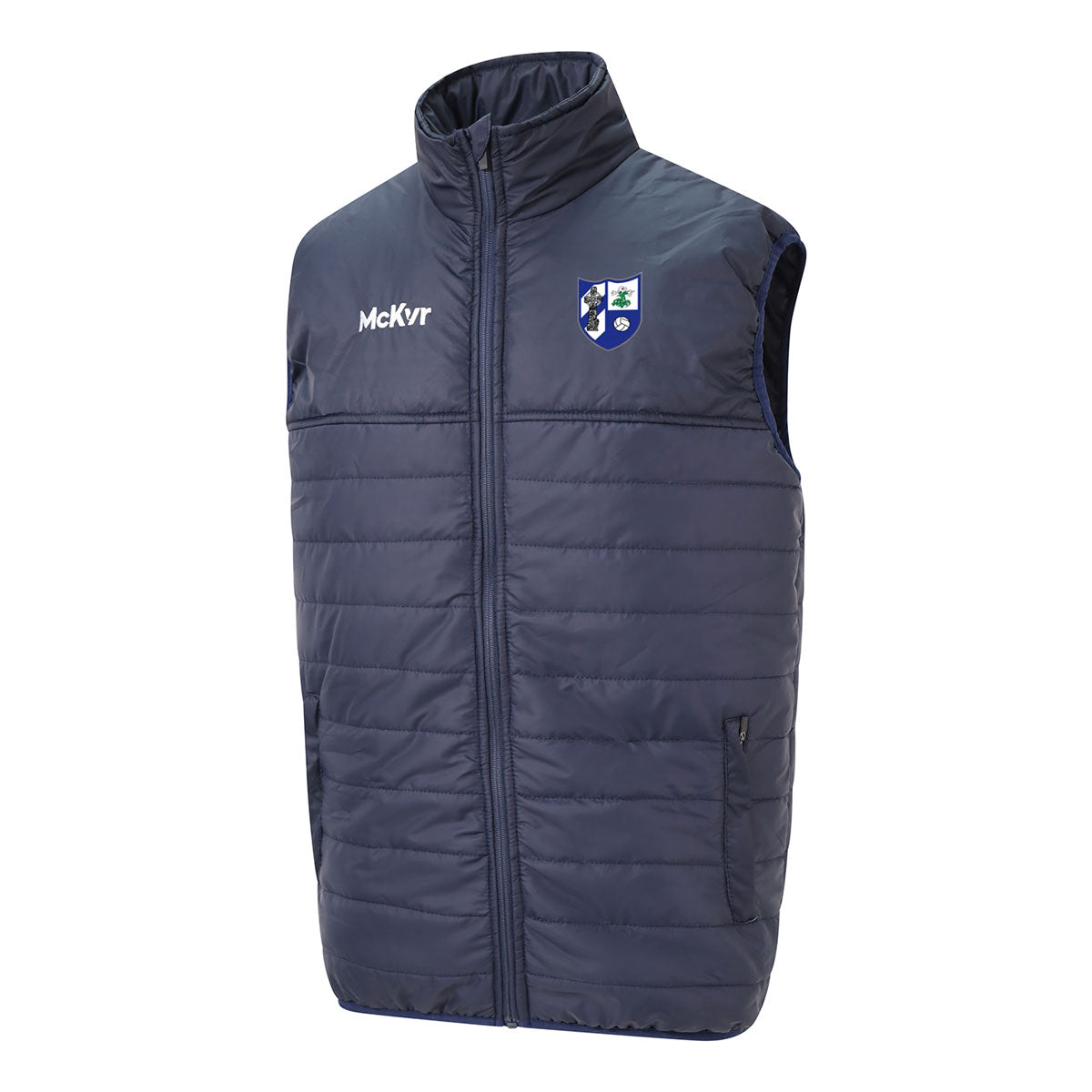 Mc Keever Monasterevan GFC Core 22 Padded Gilet - Youth - Navy