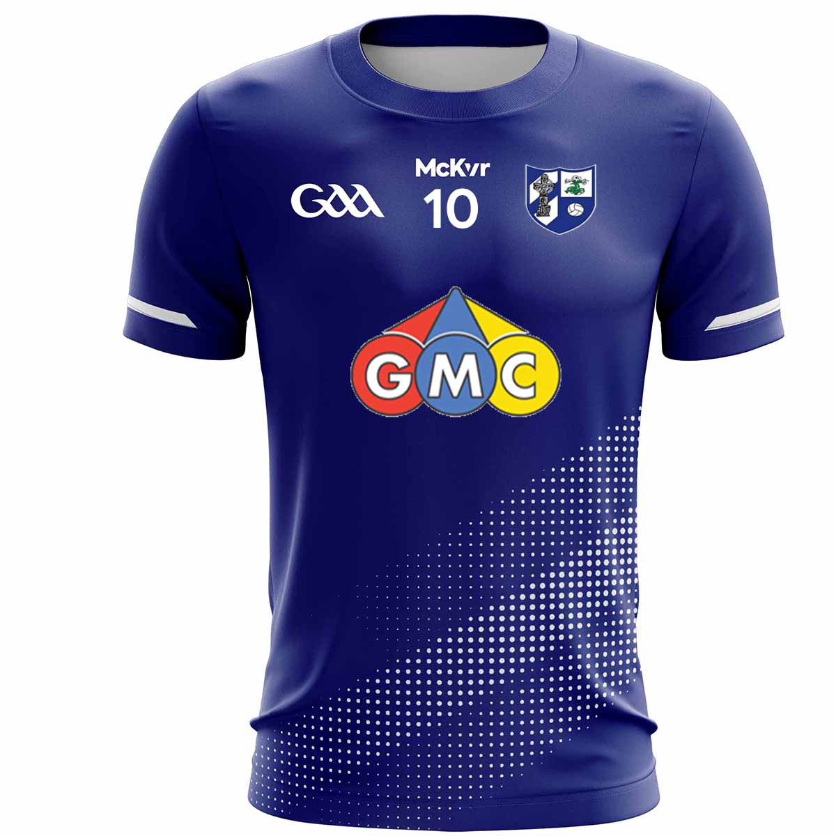 Mc Keever Monasterevan GFC Numbered Playing Jersey 2 - Adult - Royal Player Fit