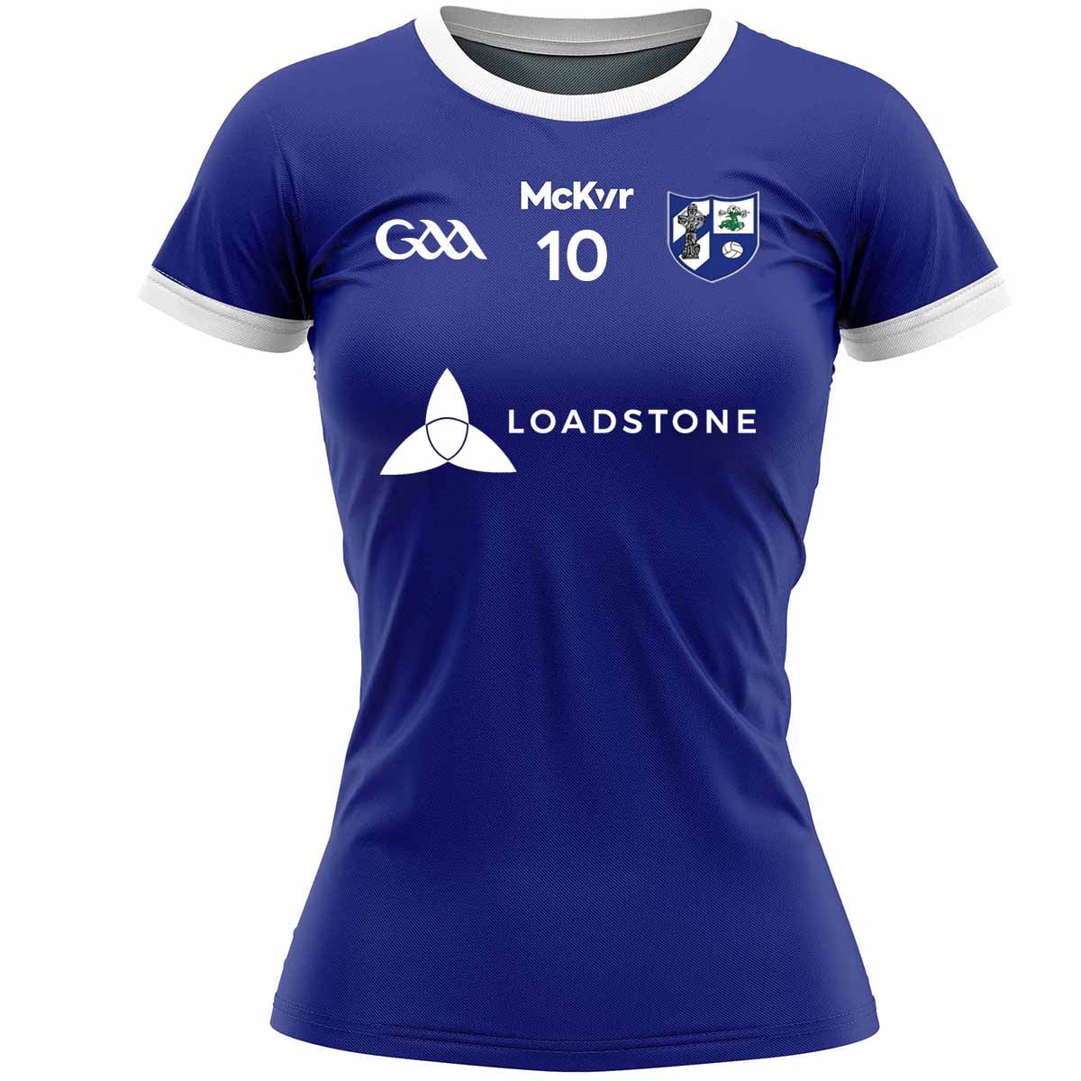 Mc Keever Monasterevan GFC Numbered Playing Jersey 3 - Womens - Royal