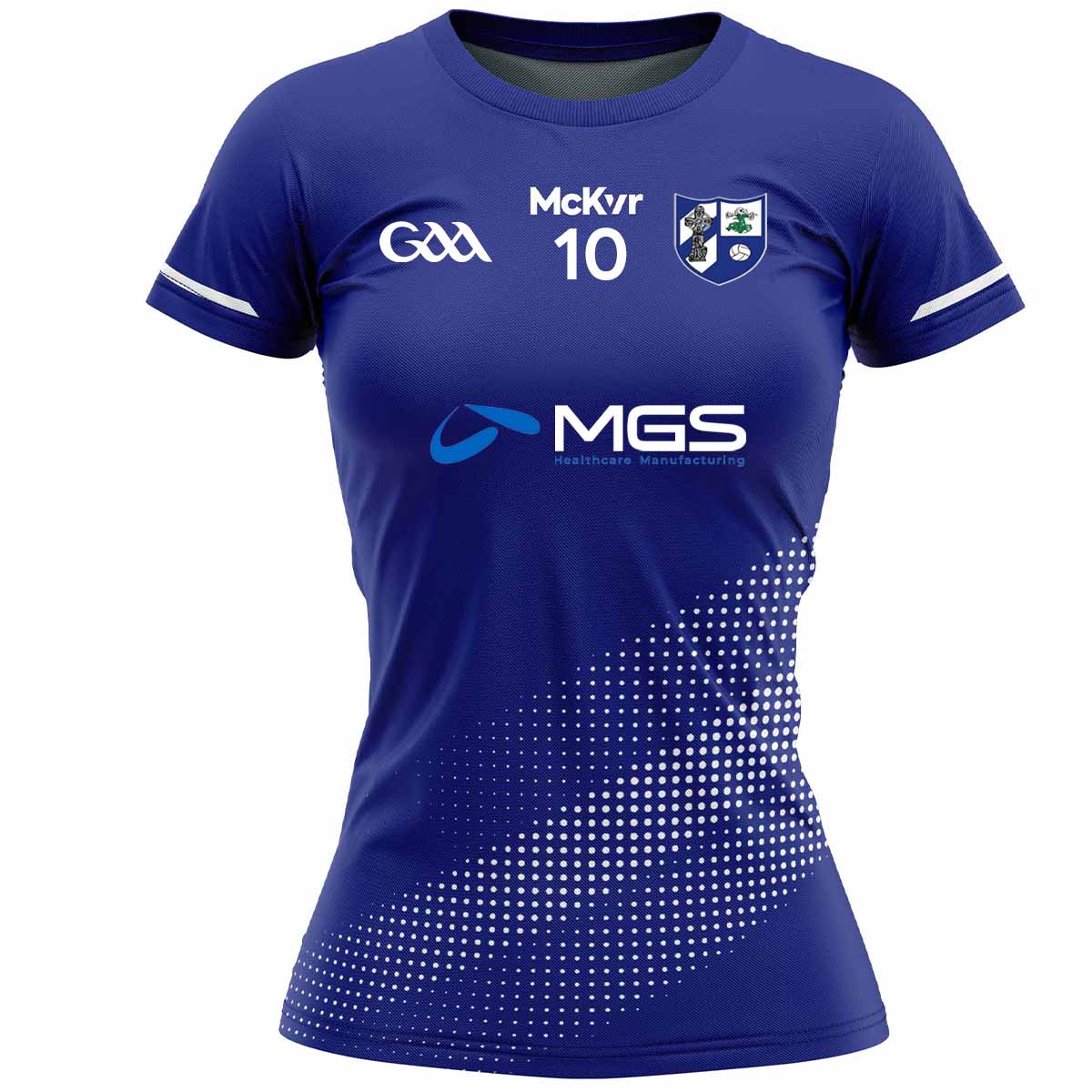 Mc Keever Monasterevan GFC Numbered Playing Jersey 1 - Womens - Royal