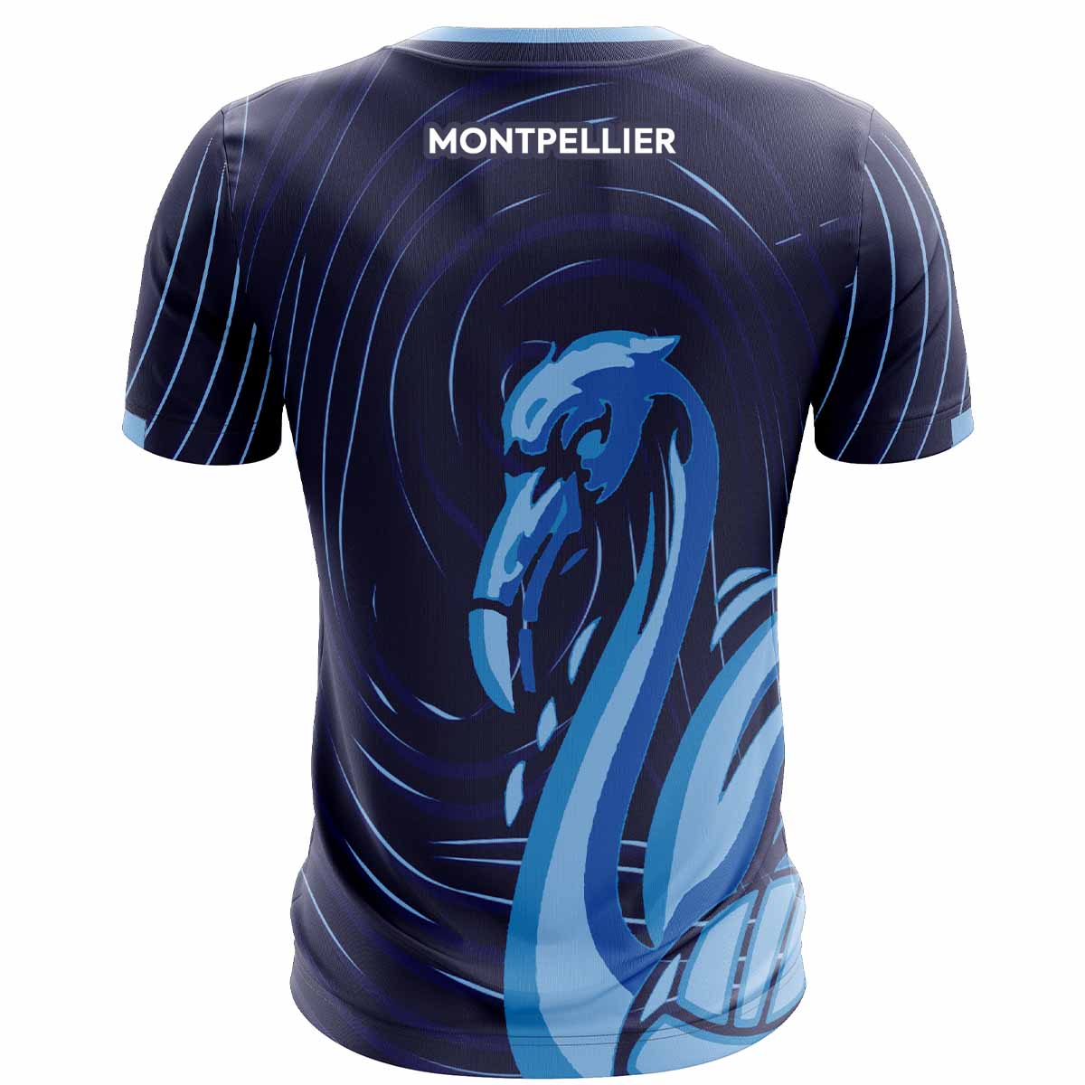 McKvr Montpellier GAA Playing Jersey - Adult - Navy Player Fit