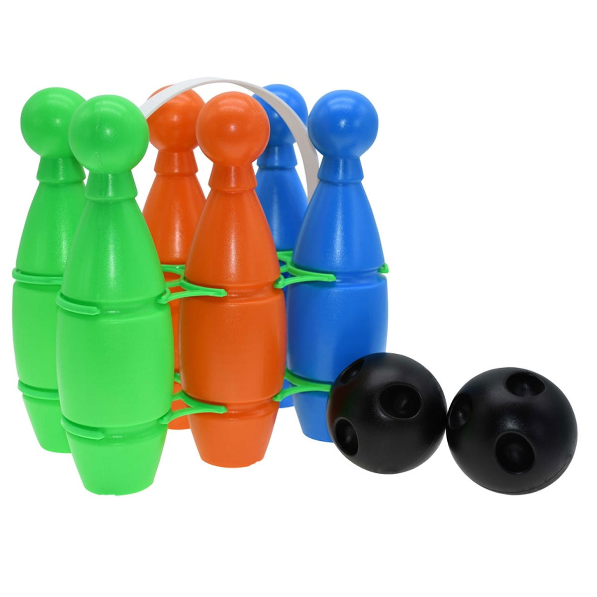 Active Play Multi-Colour Plastic Bowling Set