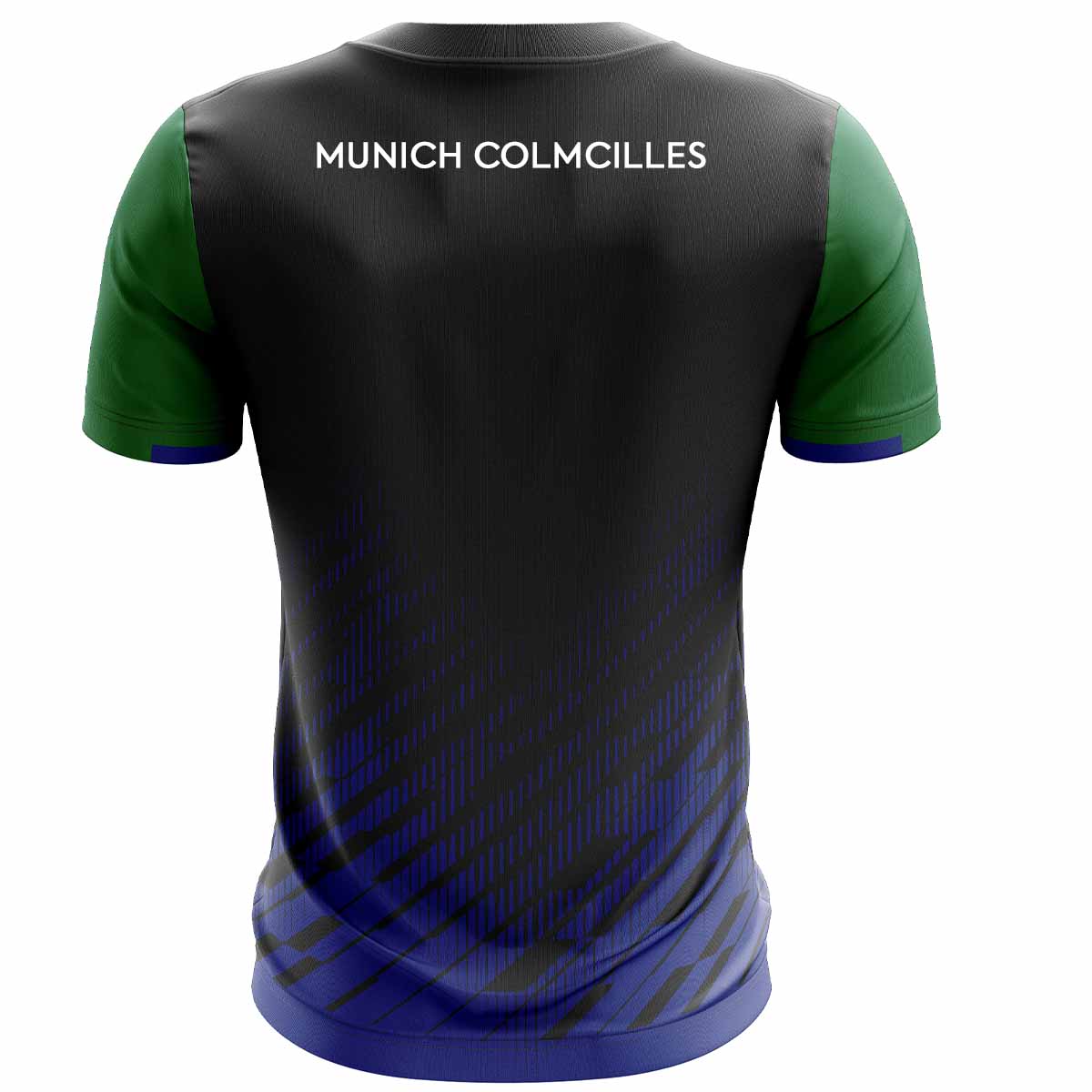 Mc Keever Munich Colmcilles GAA Training Jersey - Adult - Black/Green/Blue