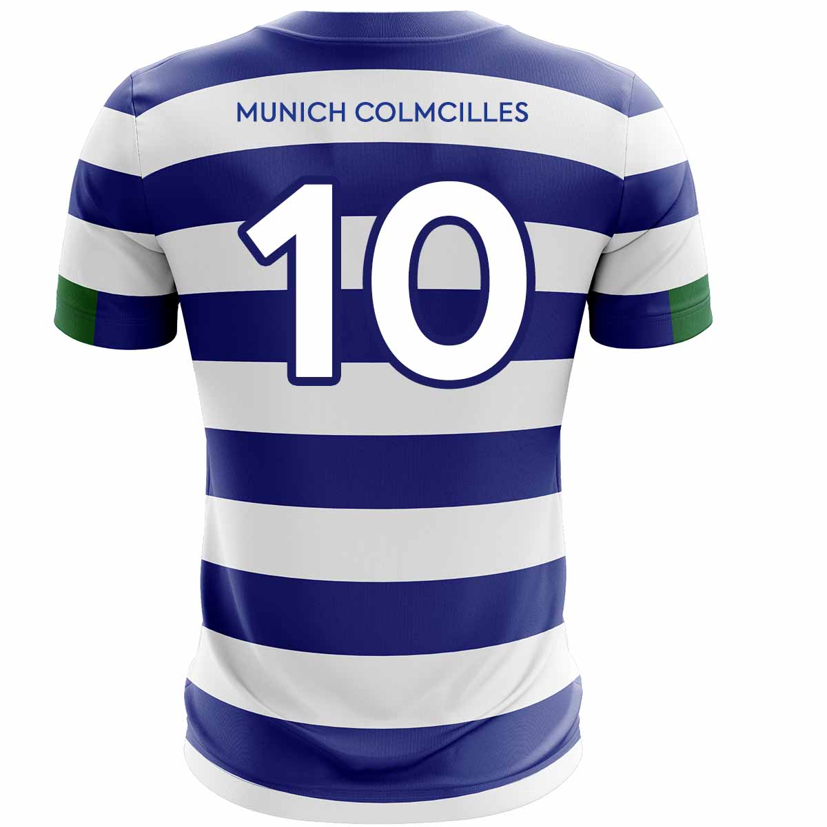Mc Keever Munich Colmcilles GAA Numbered Playing Jersey - Adult - Blue/White