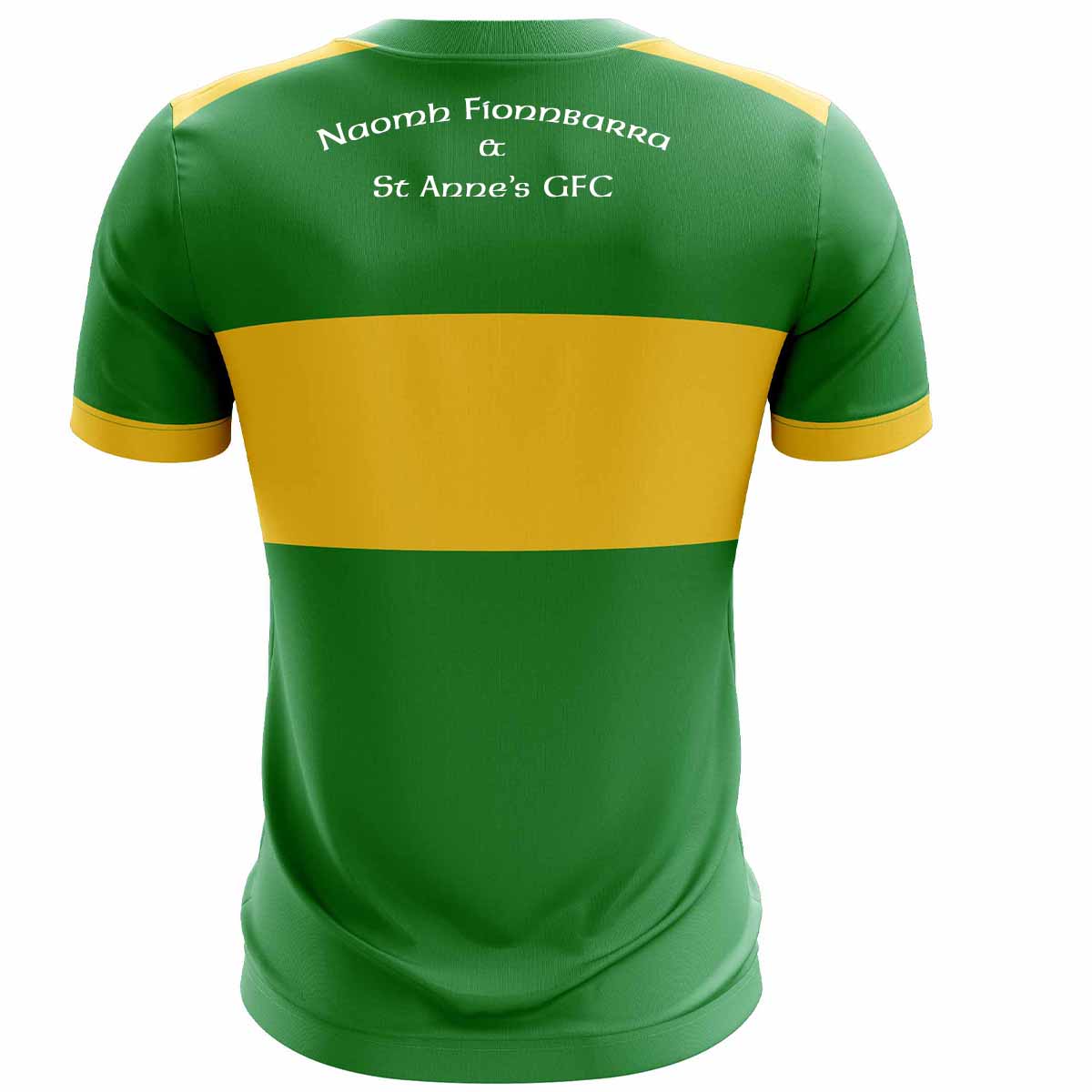 Mc Keever Naomh Fionnbarra & St Anne's GFG Playing Jersey - Youth - Green/Gold