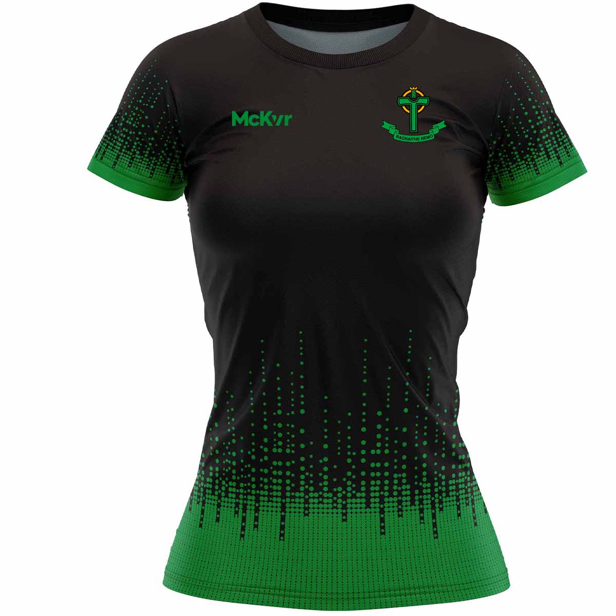 Mc Keever Nemo Rangers GAA Training Dots Jersey - Womens - Black/Green