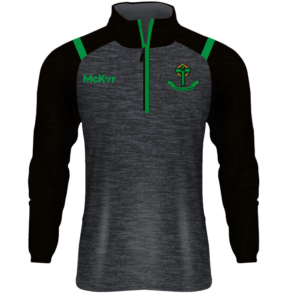 Mc Keever Nemo Rangers GAA Half Zip - Womens - Black/Green