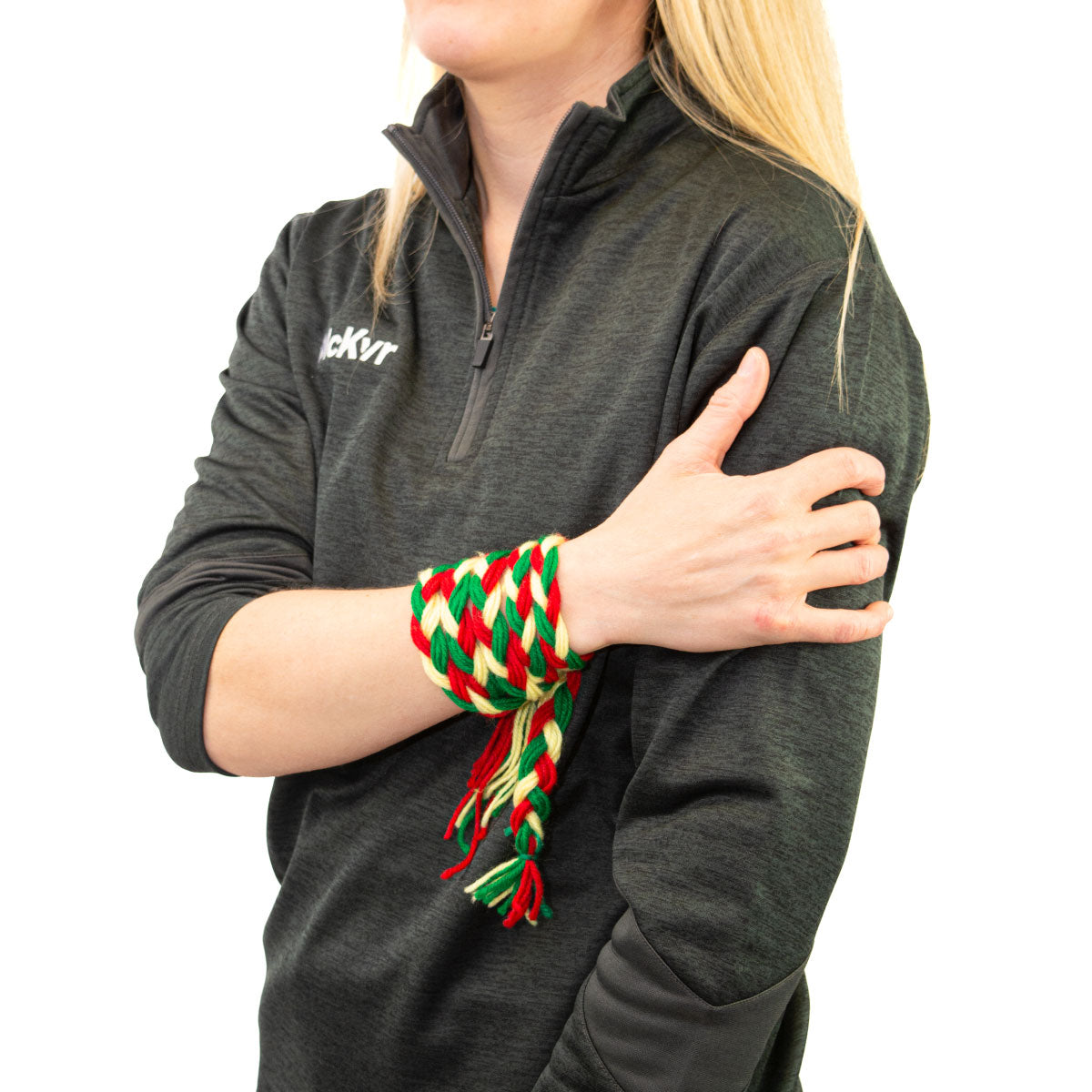 The GAA Store Supporters Wool Plait - Green/White/Yellow