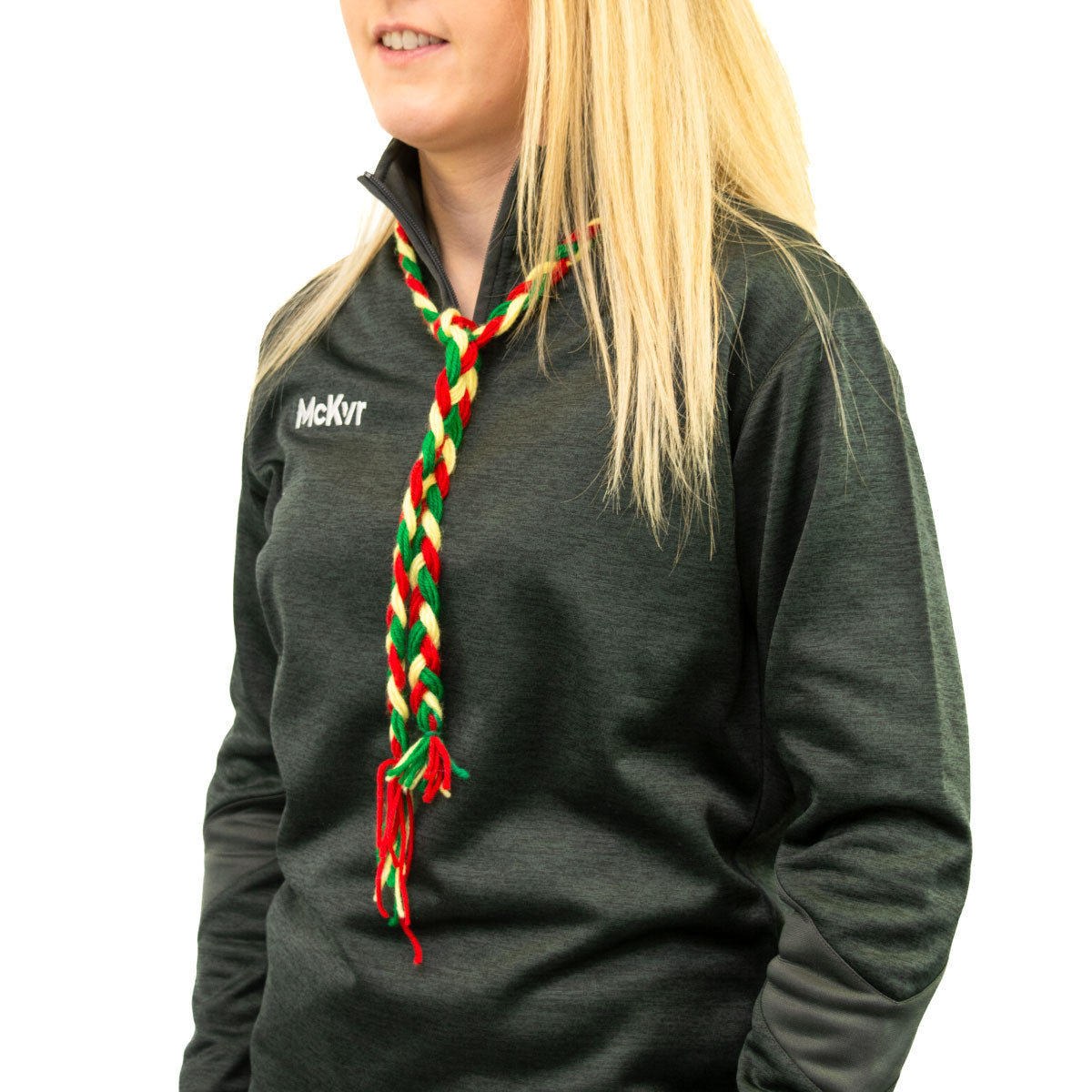 The GAA Store Supporters Wool Plait - Red/Yellow/Green