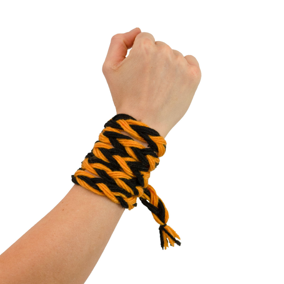 Mc Keever Sports Supporters Wool Plait - Black/Amber