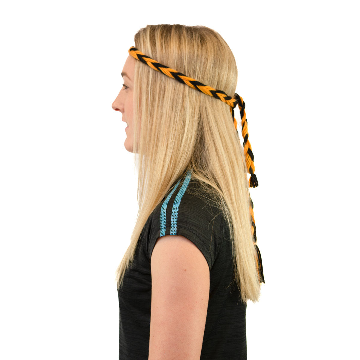 Mc Keever Sports Supporters Wool Plait - Black/Amber