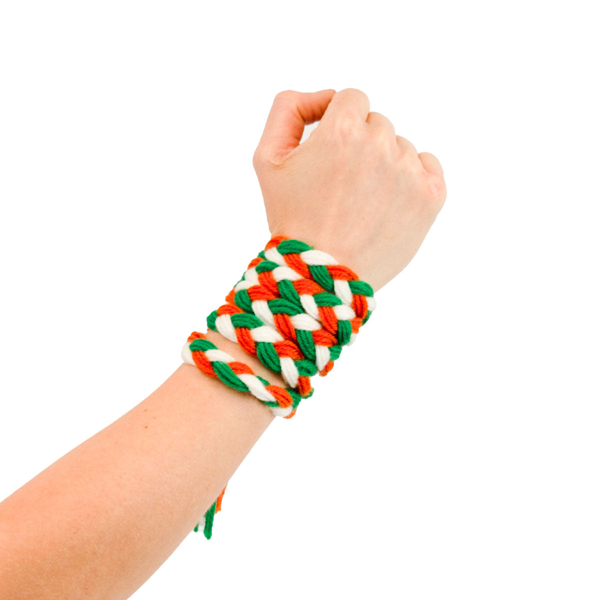 The GAA Store Supporters Wool Plait - Green/White/Gold