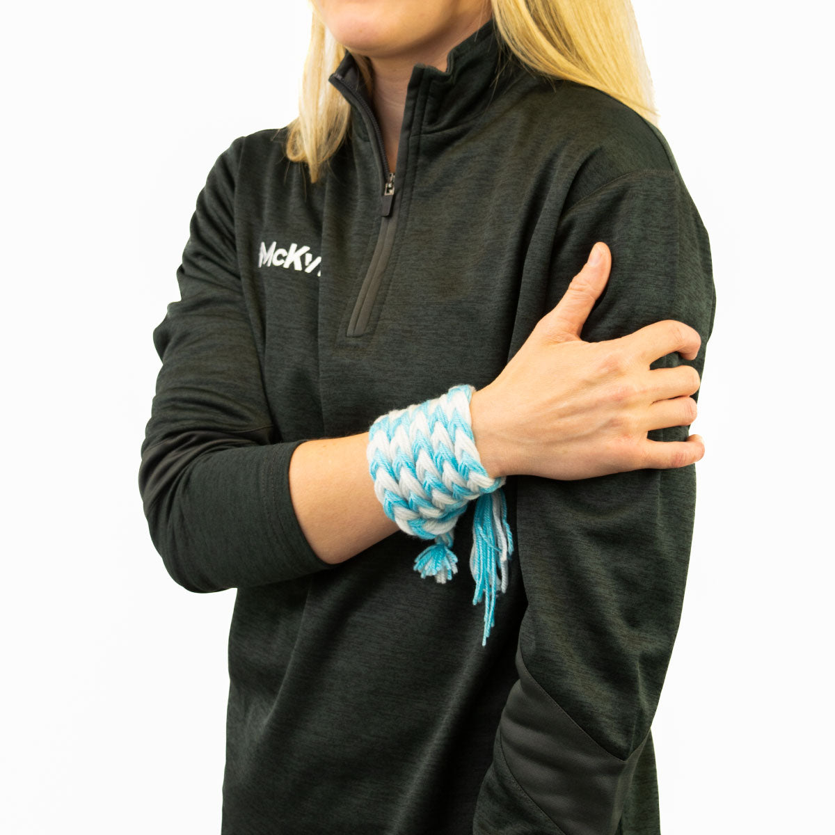 The GAA Store Supporters Wool Plait - Sky Blue/White