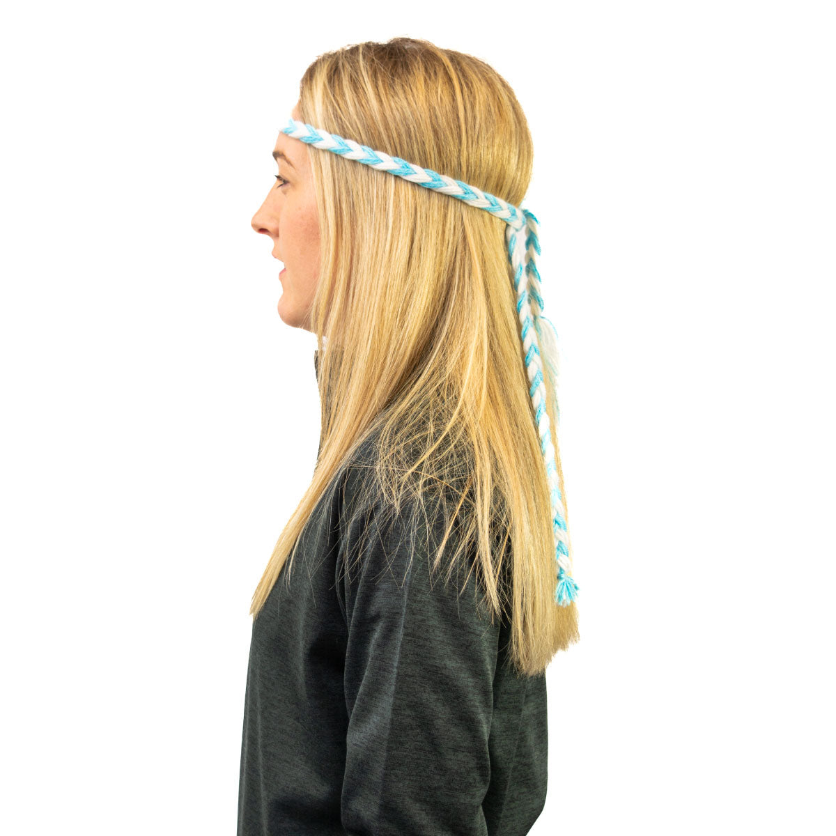 The GAA Store Supporters Wool Plait - Sky Blue/White