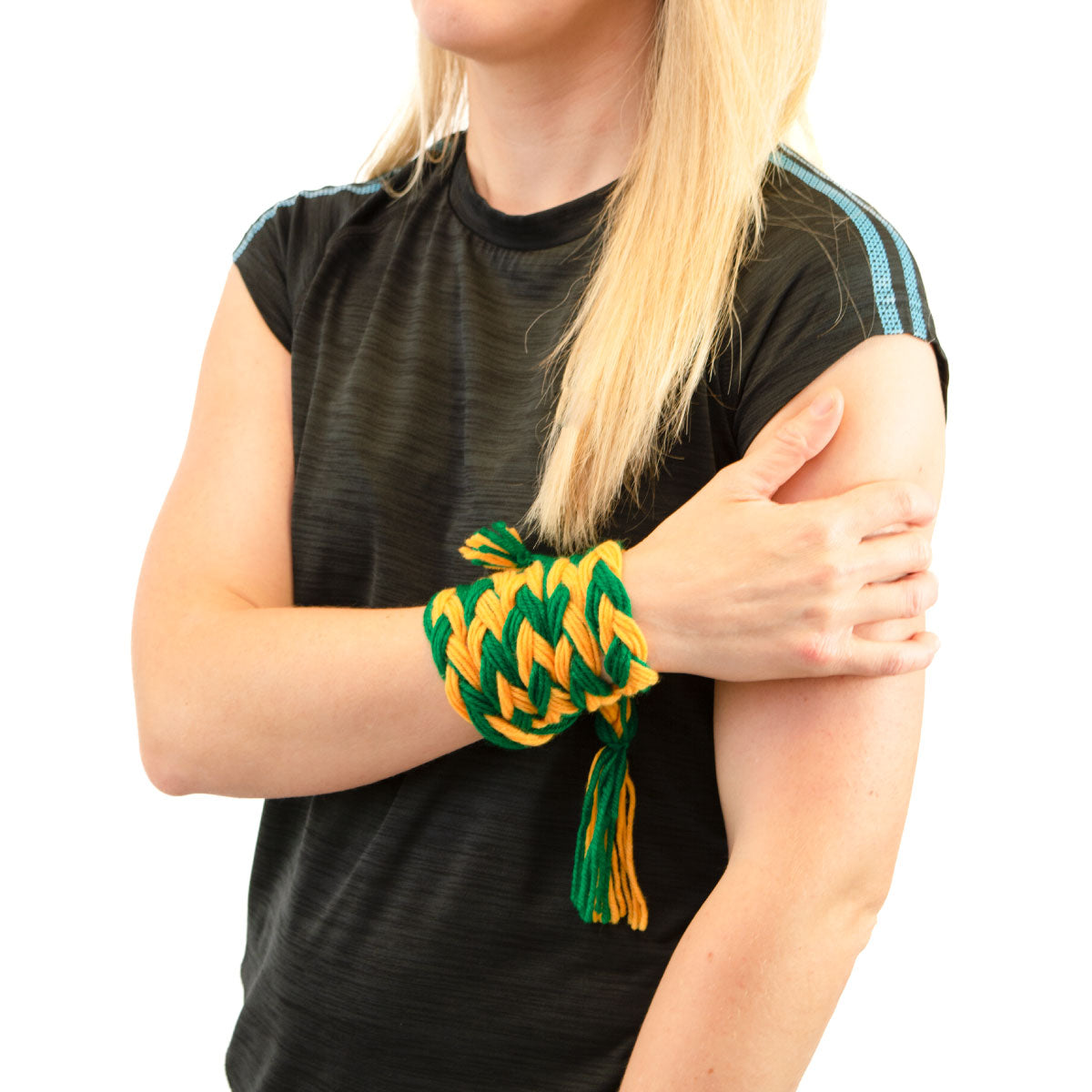 Mc Keever Sports Supporters Wool Plait - Green/Gold