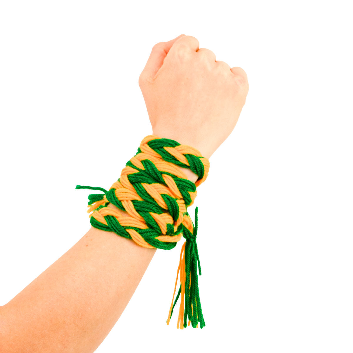 Mc Keever Sports Supporters Wool Plait - Green/Gold