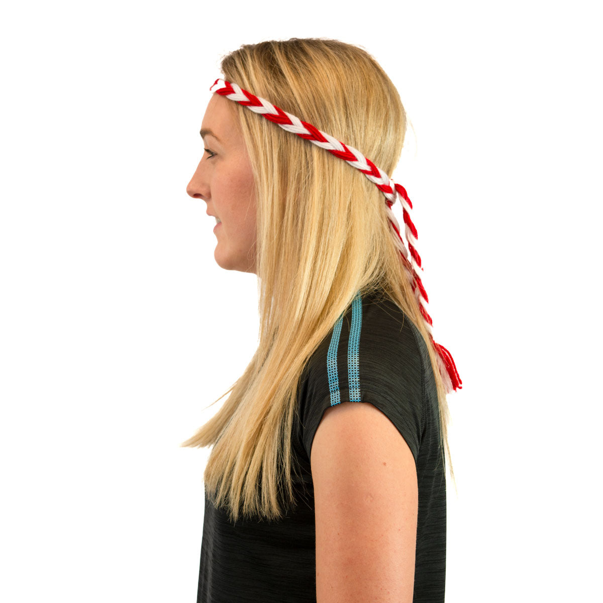 Mc Keever Sports Supporters Wool Plait - Red/White