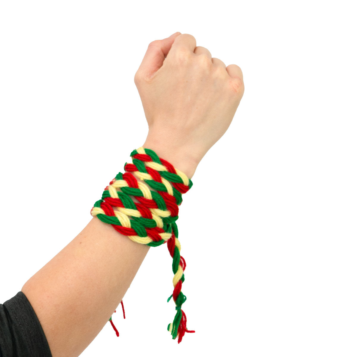 The GAA Store Supporters Wool Plait - Red/Yellow/Green