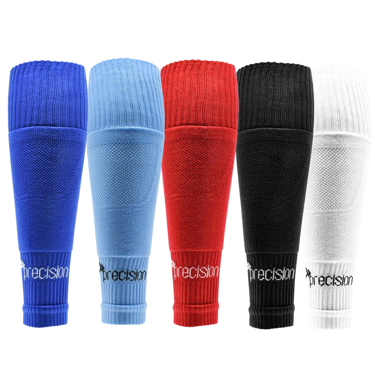 Precision Plain Pro Footless Sleeve Socks - UK Size 7-12