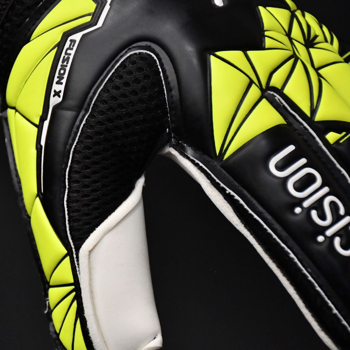 thumbnail image 2 of Precision Training Fusion X Goalkeeper Gloves - Flat Cut Finger Protection For Junior Players 2 of 14