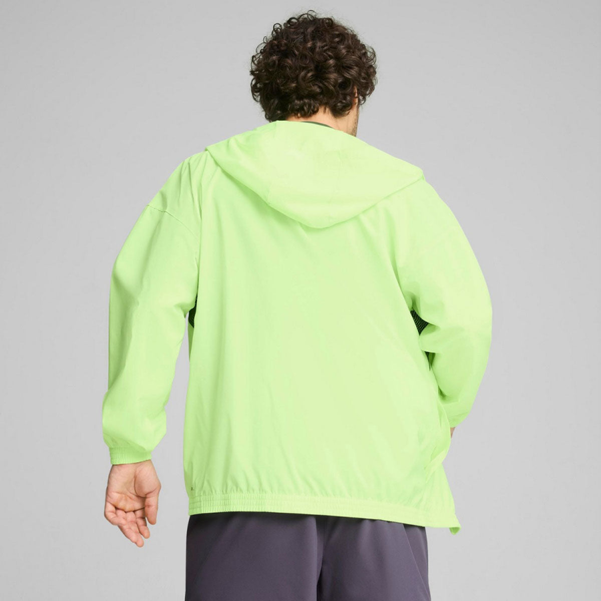 Puma Always On Woven Full Zip Jacket Mens Fizzy Apple