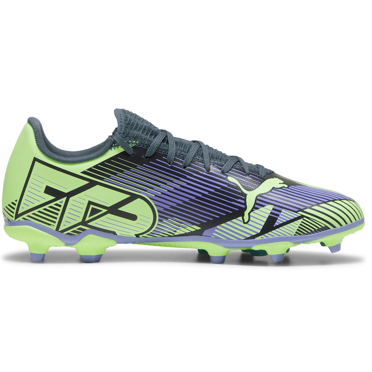 Puma Future Play FG/AG Football Boots Adult Grey/Purple/Fizzy Apple