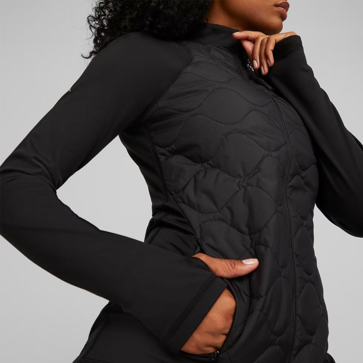 Puma Run Cloudspun Padded Jacket - Womens - Black