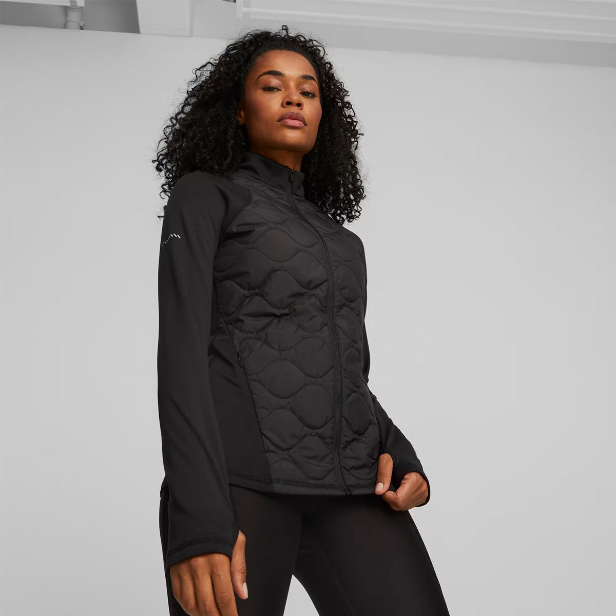 Puma Run Cloudspun Padded Jacket - Womens - Black