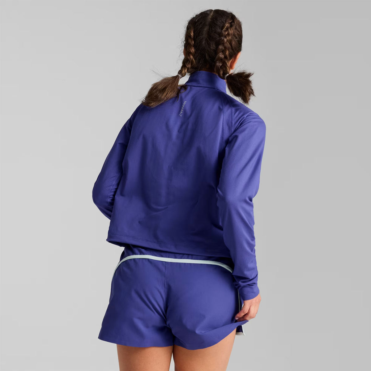 Puma Run Cloudspun 1/4 Zip Top - Womens - Lapis Lazuli