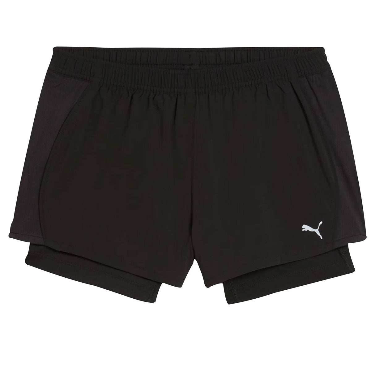 Puma Run Velocity 2-in-1 3 Inch Shorts - Womens - Black