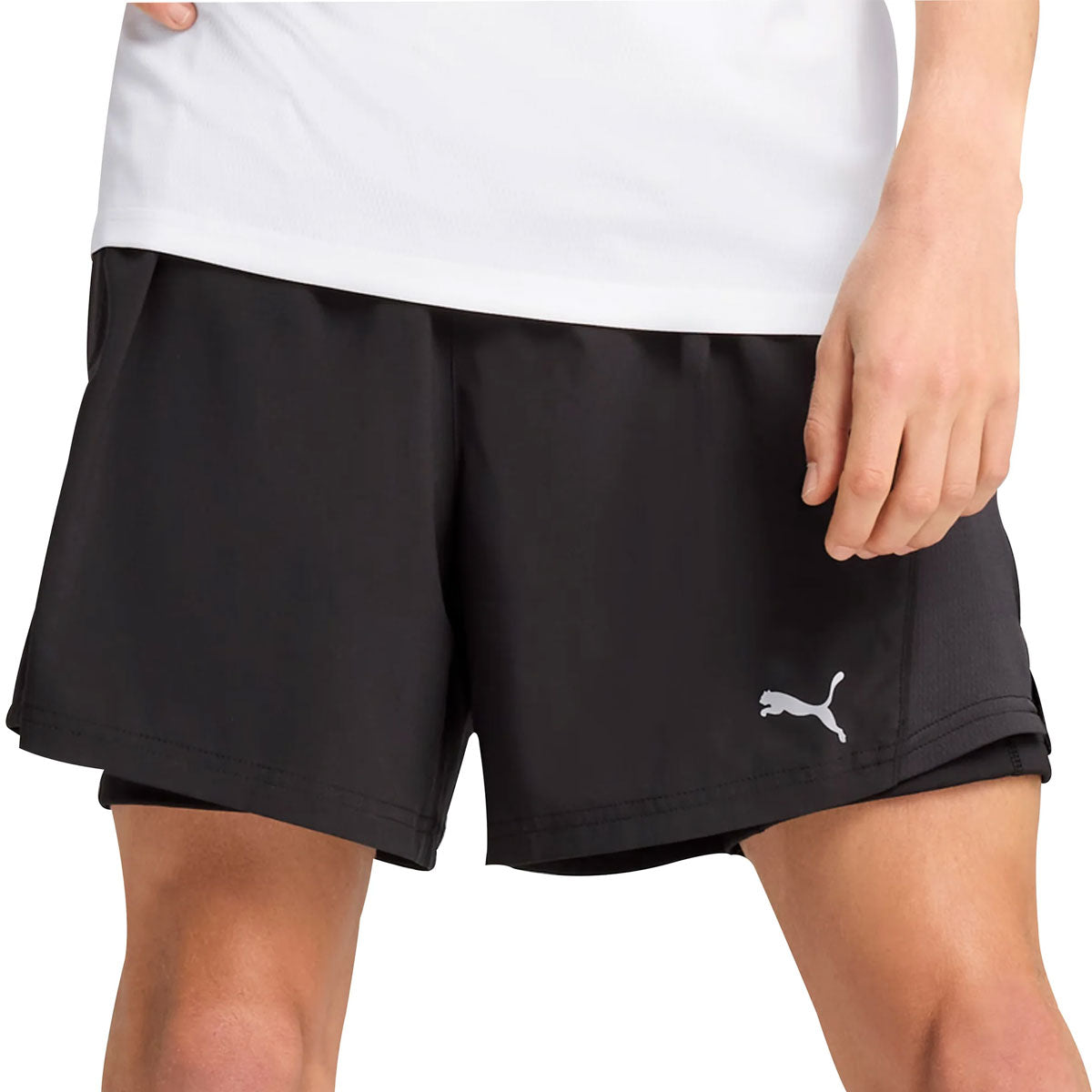 Puma Run Velocity 2-in-1 Shorts - Mens - Black