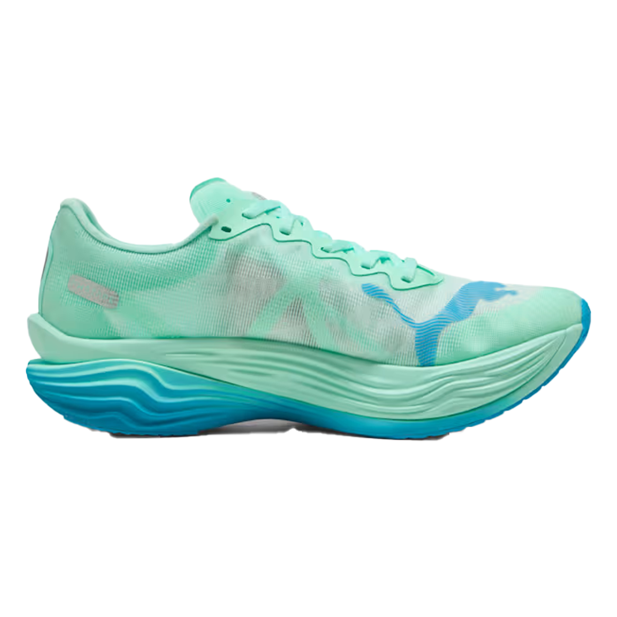 Puma Deviate Nitro Elite 3 Running Shoes - Mens - Mint Melt/Speed Blue