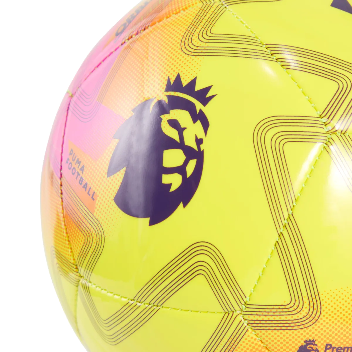 Puma Orbita Mini Premier League Lights Football - Fluo Yellow