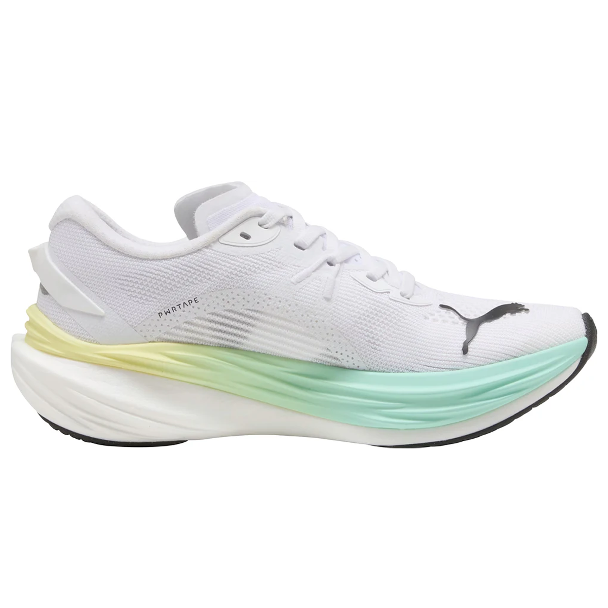 Puma Deviate Nitro 3 Running Shoes - Womens - White/Mint Melt