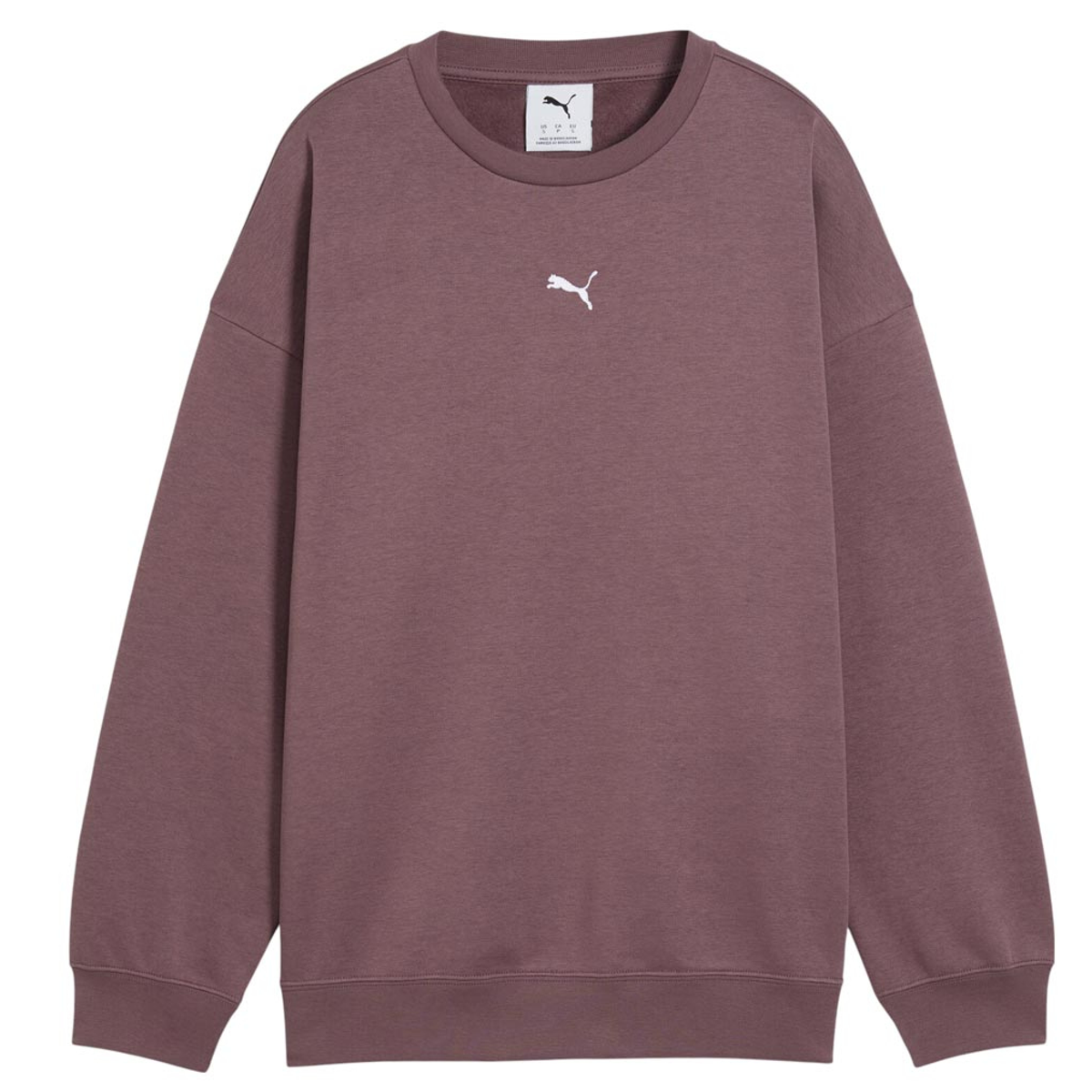 Puma Oversized Crew Top - Womens - Raisin